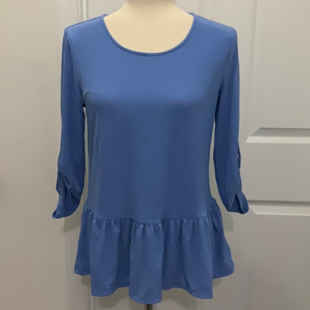 3/$30🌻Apt 9 Ribbed Peplum Top
